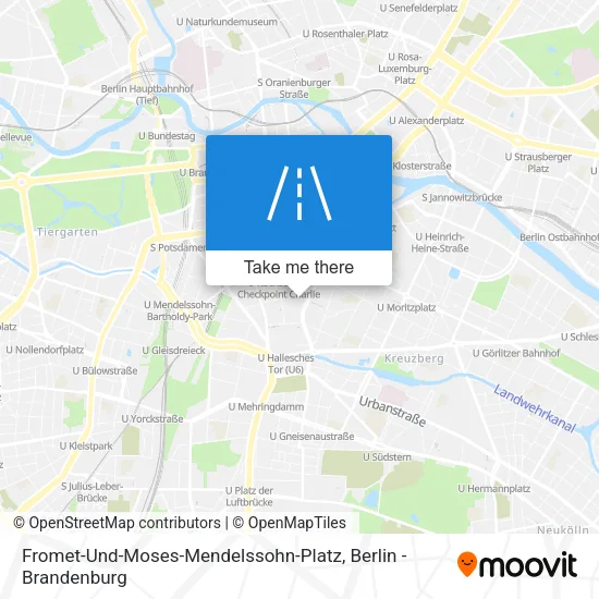 Карта Fromet-Und-Moses-Mendelssohn-Platz