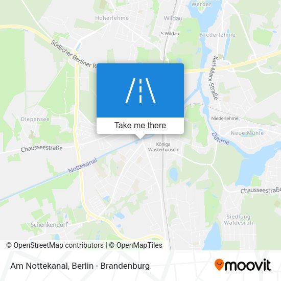 Am Nottekanal map