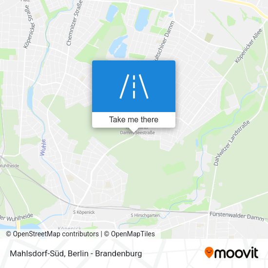 Mahlsdorf-Süd map