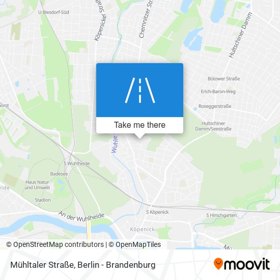 Mühltaler Straße map