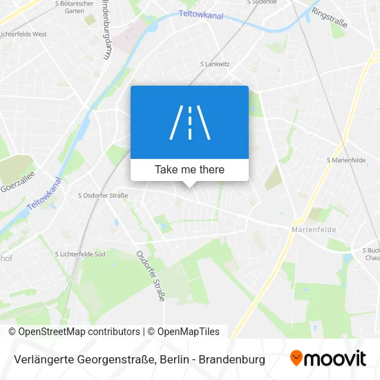 Карта Verlängerte Georgenstraße