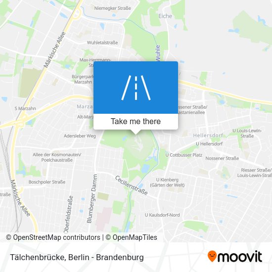 Tälchenbrücke map