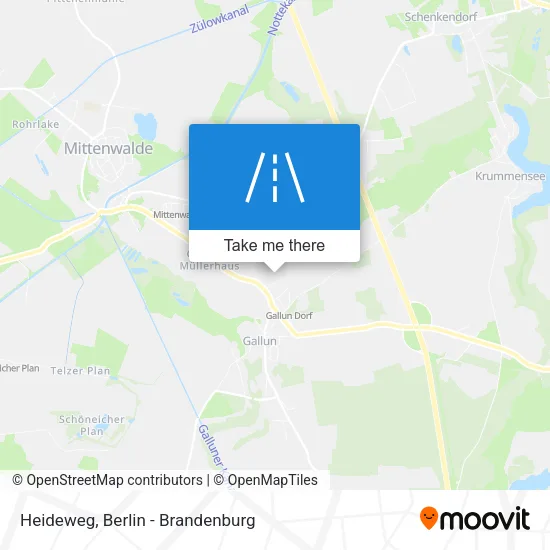 Карта Heideweg