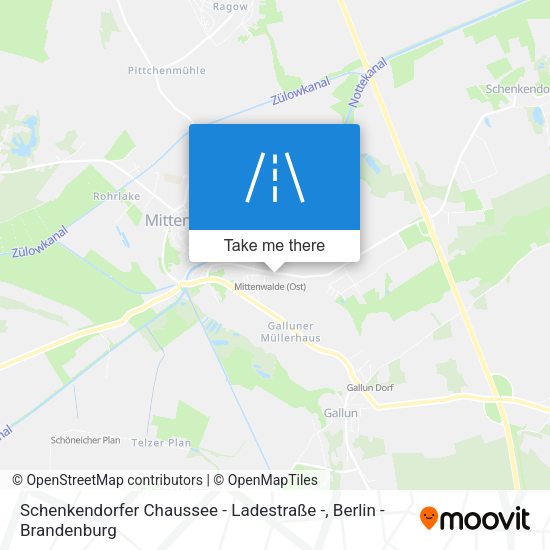 Schenkendorfer Chaussee - Ladestraße - map