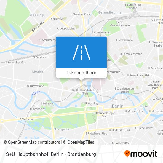 S+U Hauptbahnhof map