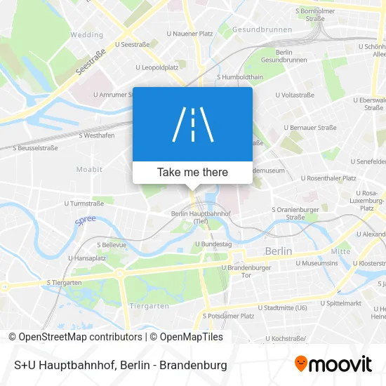 Карта S+U Hauptbahnhof