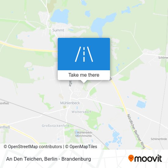 An Den Teichen map