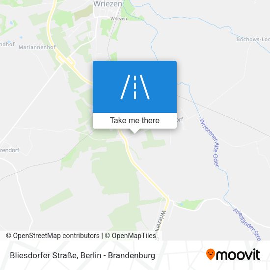 Bliesdorfer Straße map