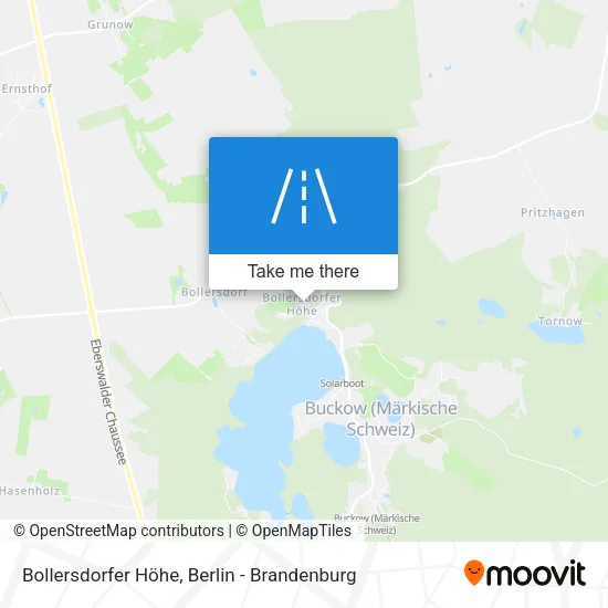 Карта Bollersdorfer Höhe