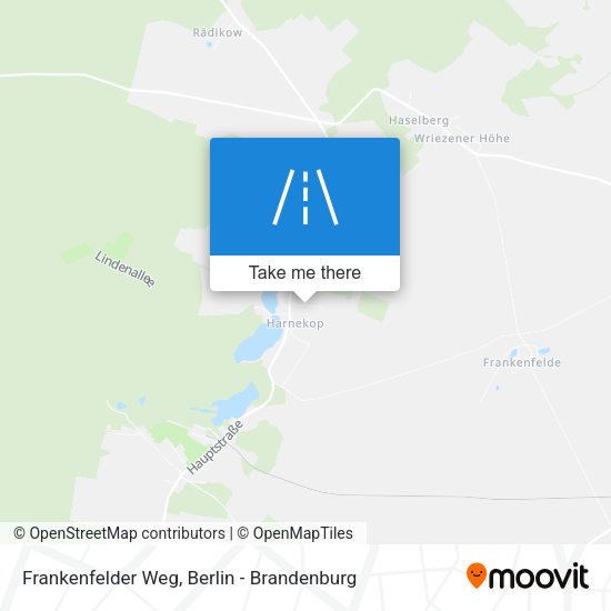 Frankenfelder Weg map