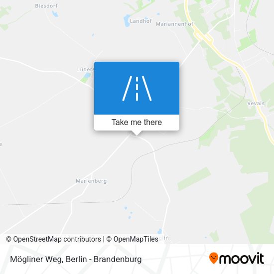 Mögliner Weg map