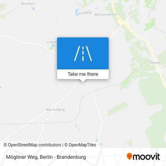 Карта Mögliner Weg