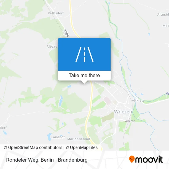 Карта Rondeler Weg
