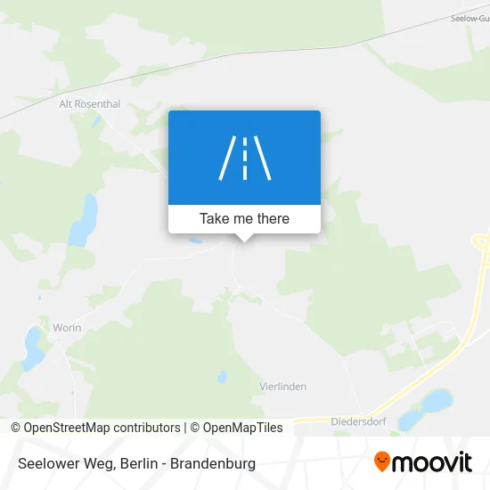 Seelower Weg map