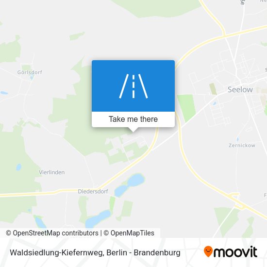 Waldsiedlung-Kiefernweg map