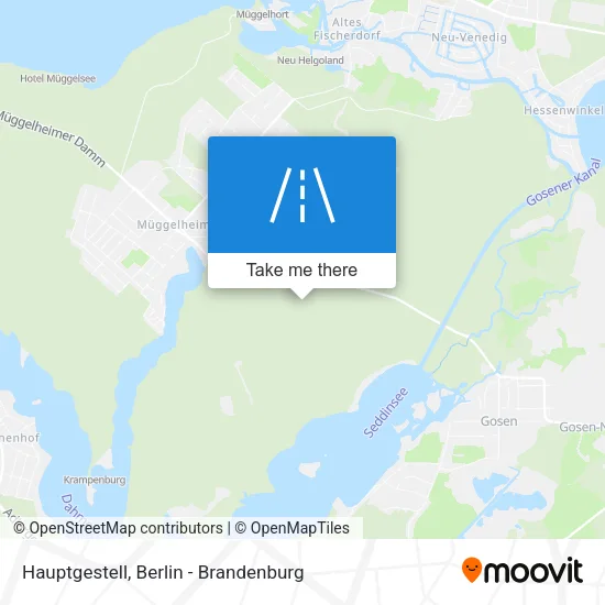 Карта Hauptgestell