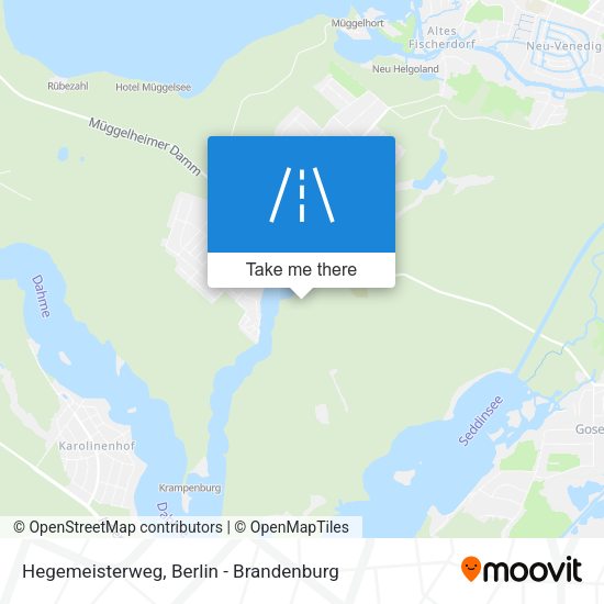 Hegemeisterweg map