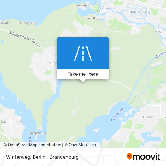 Карта Winterweg