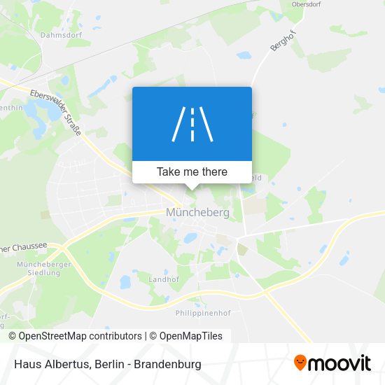 Haus Albertus map