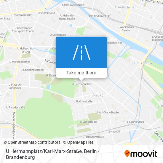 U Hermannplatz / Karl-Marx-Straße map