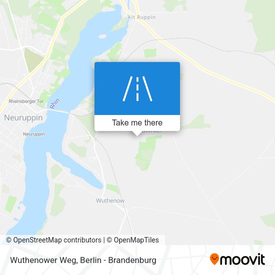 Wuthenower Weg map