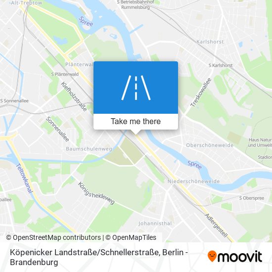 Köpenicker Landstraße / Schnellerstraße map