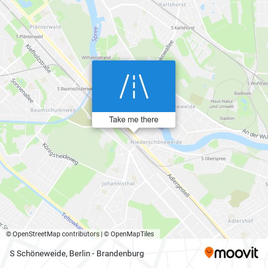 S Schöneweide map