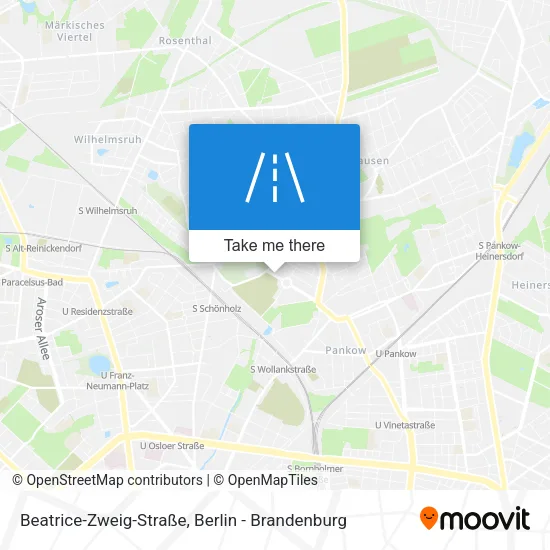 Карта Beatrice-Zweig-Straße