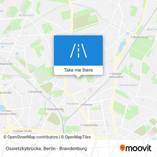 Ossietzkybrücke map
