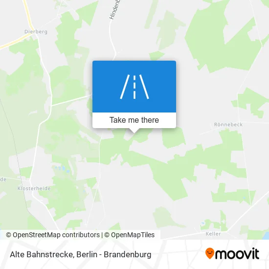 Карта Alte Bahnstrecke