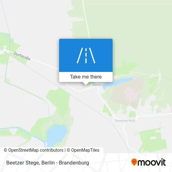 Beetzer Stege map