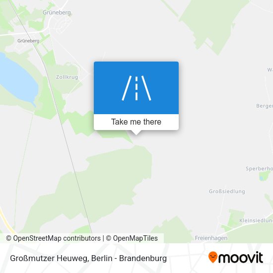 Großmutzer Heuweg map