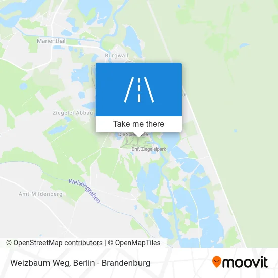 Weizbaum Weg map