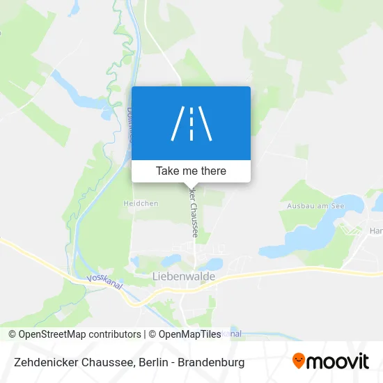Zehdenicker Chaussee map