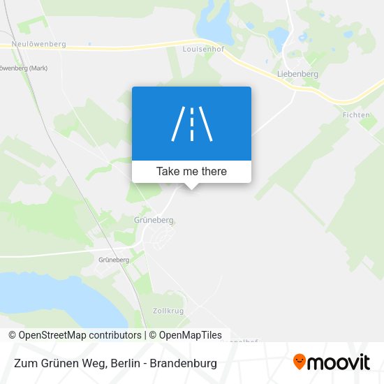 Zum Grünen Weg map