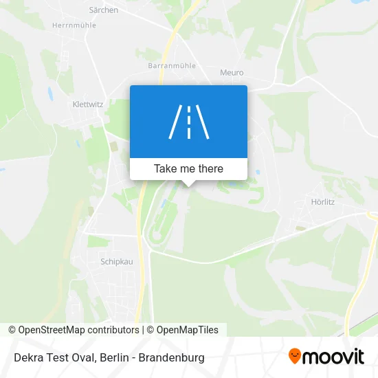 Карта Dekra Test Oval