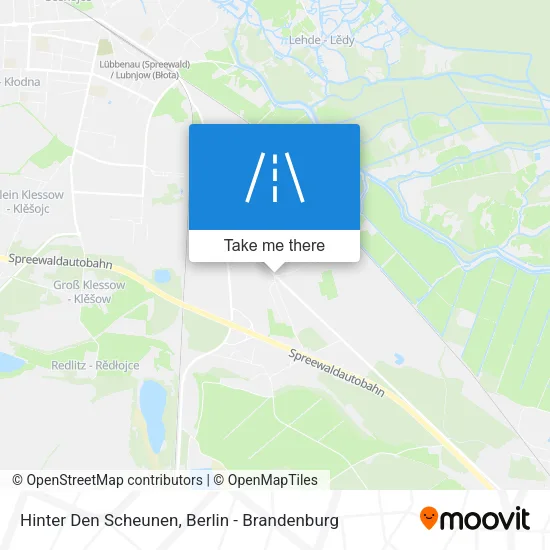 Карта Hinter Den Scheunen