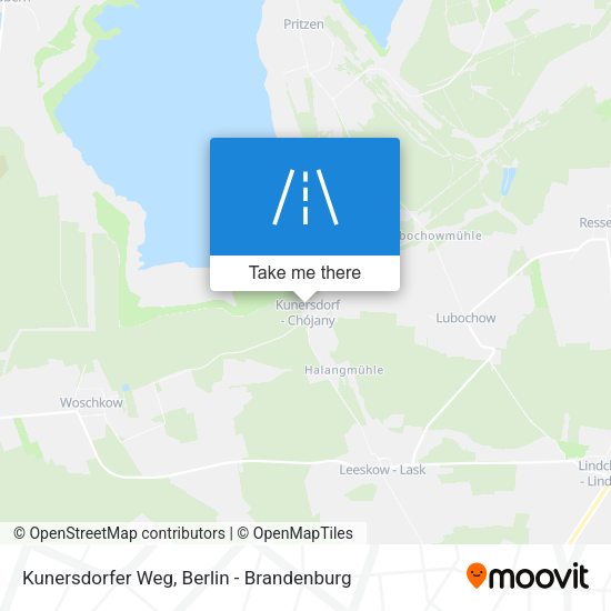 Kunersdorfer Weg map