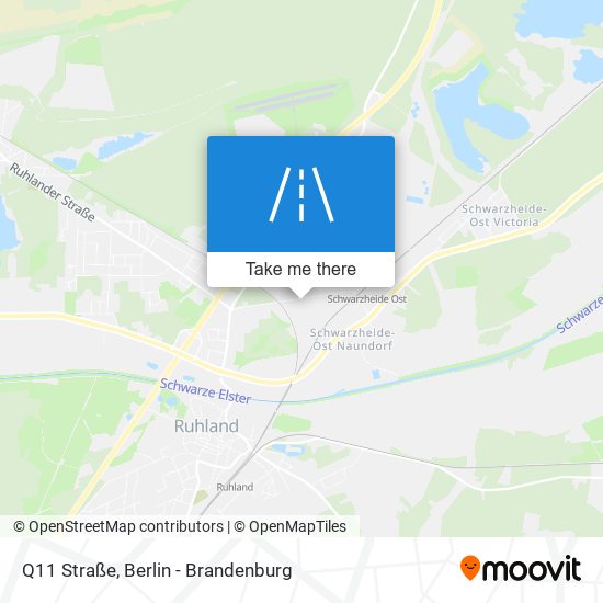 Q11 Straße map