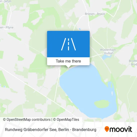 Rundweg Gräbendorfer See map