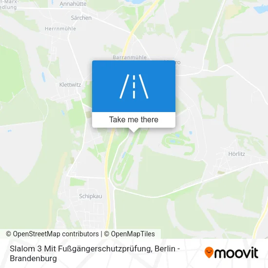 Карта Slalom 3 Mit Fußgängerschutzprüfung