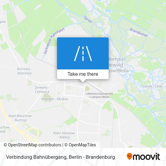Verbindung Bahnübergang map
