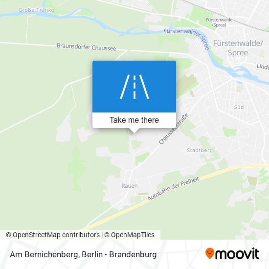 Am Bernichenberg map