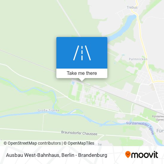 Ausbau West-Bahnhaus map