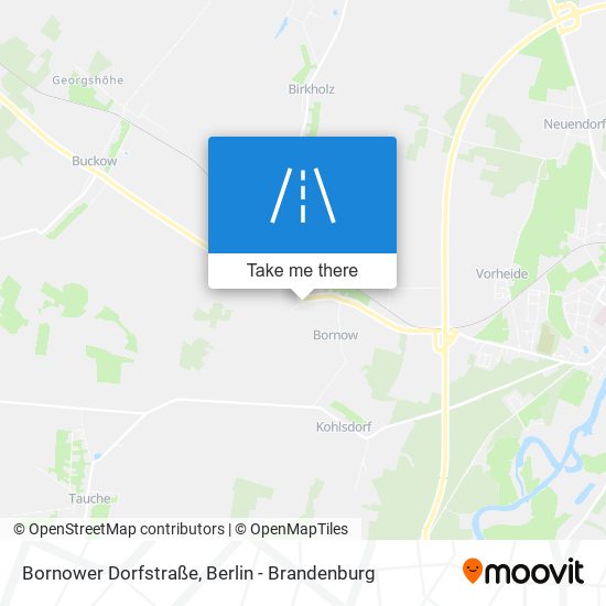 Bornower Dorfstraße map