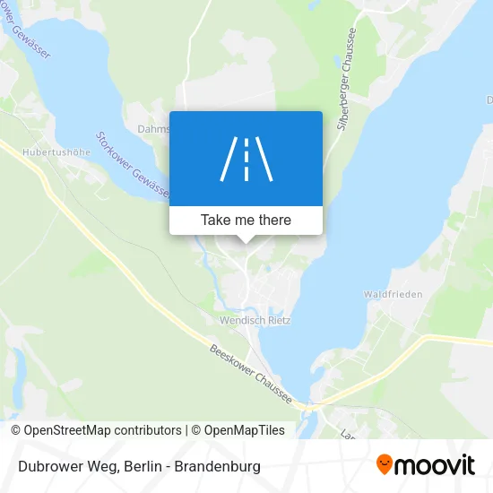 Карта Dubrower Weg