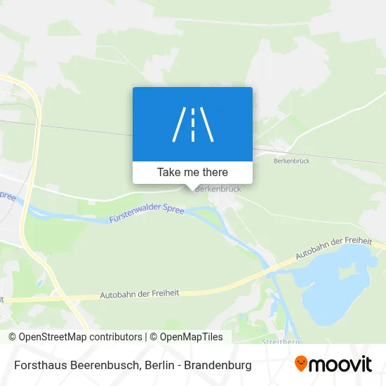 Forsthaus Beerenbusch map