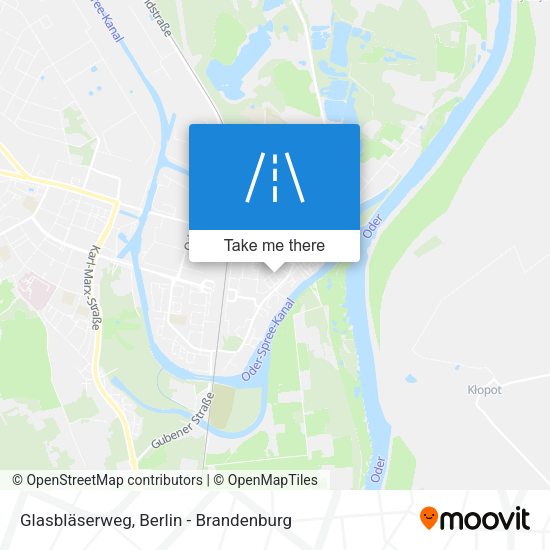Glasbläserweg map