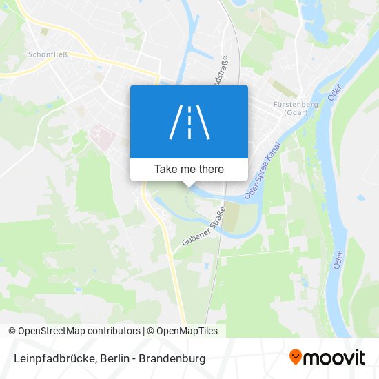 Leinpfadbrücke map