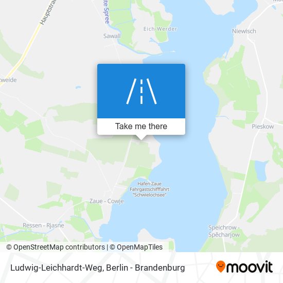 Ludwig-Leichhardt-Weg map